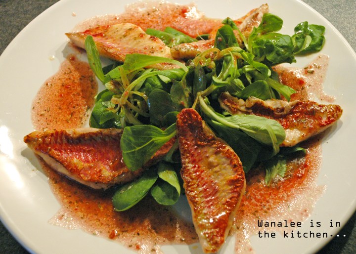 rouget Vinaigre Framboise