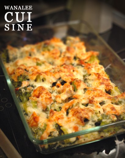 Gratin saumon brocoli