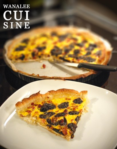 Tarte chèvre pruneaux