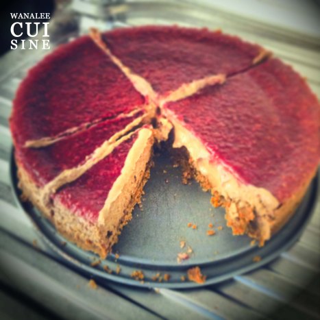Cheesecake chocolat framboise