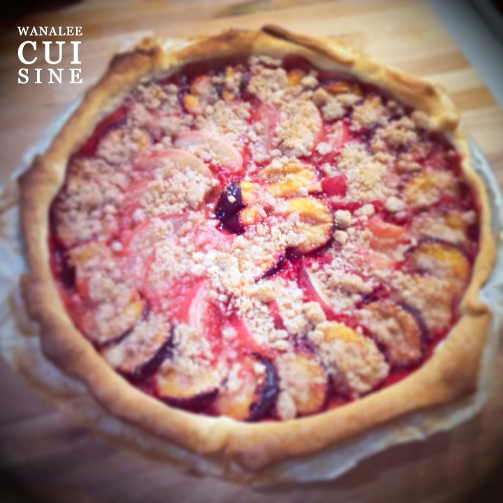 tarte pruneau crumble cannelle