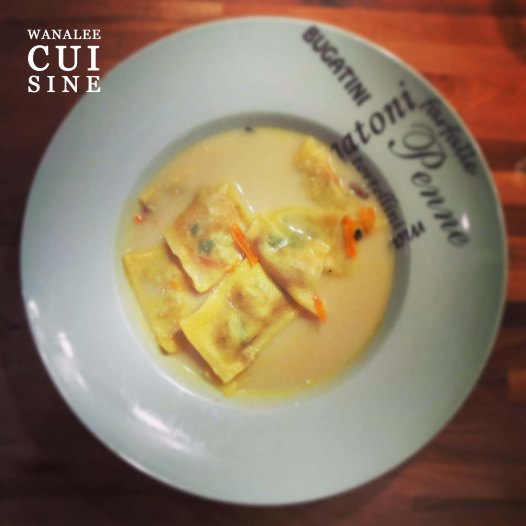 Ravioles à la viande et citronnelle