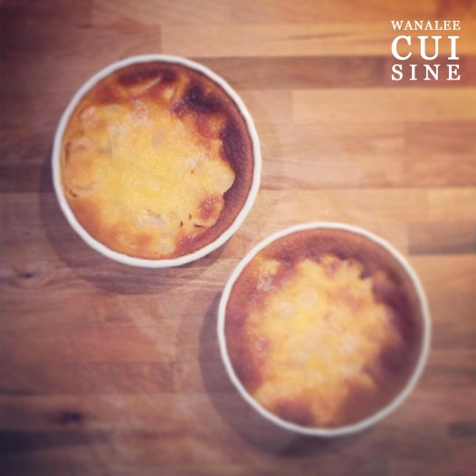 Clafouti litchis rose