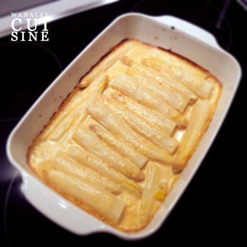 Gratin d'asperges parmesan