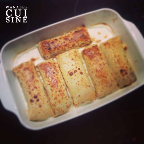 Crêpes fourées thon carottes