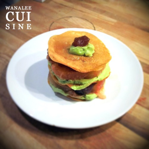 Millefeuilles thon avocat pamplemousse