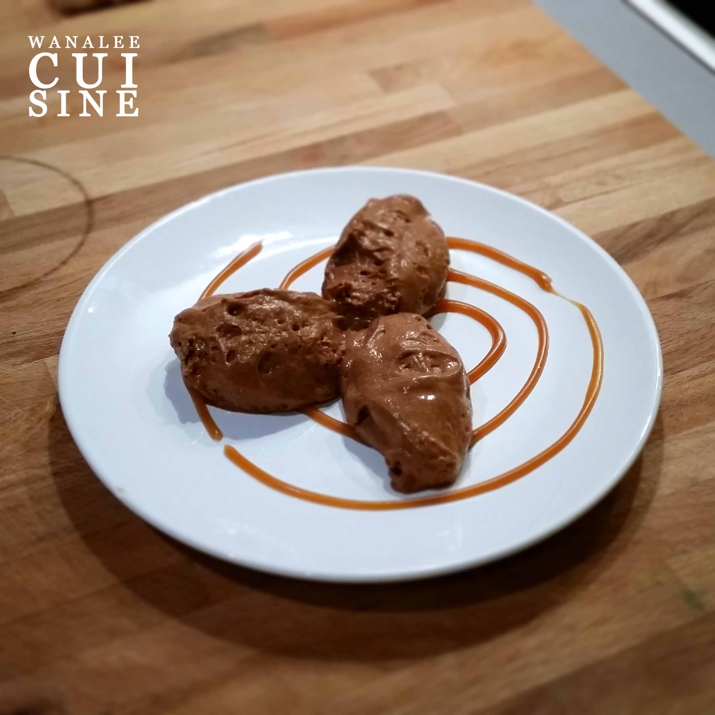 Mousse au chocolat et chataignes