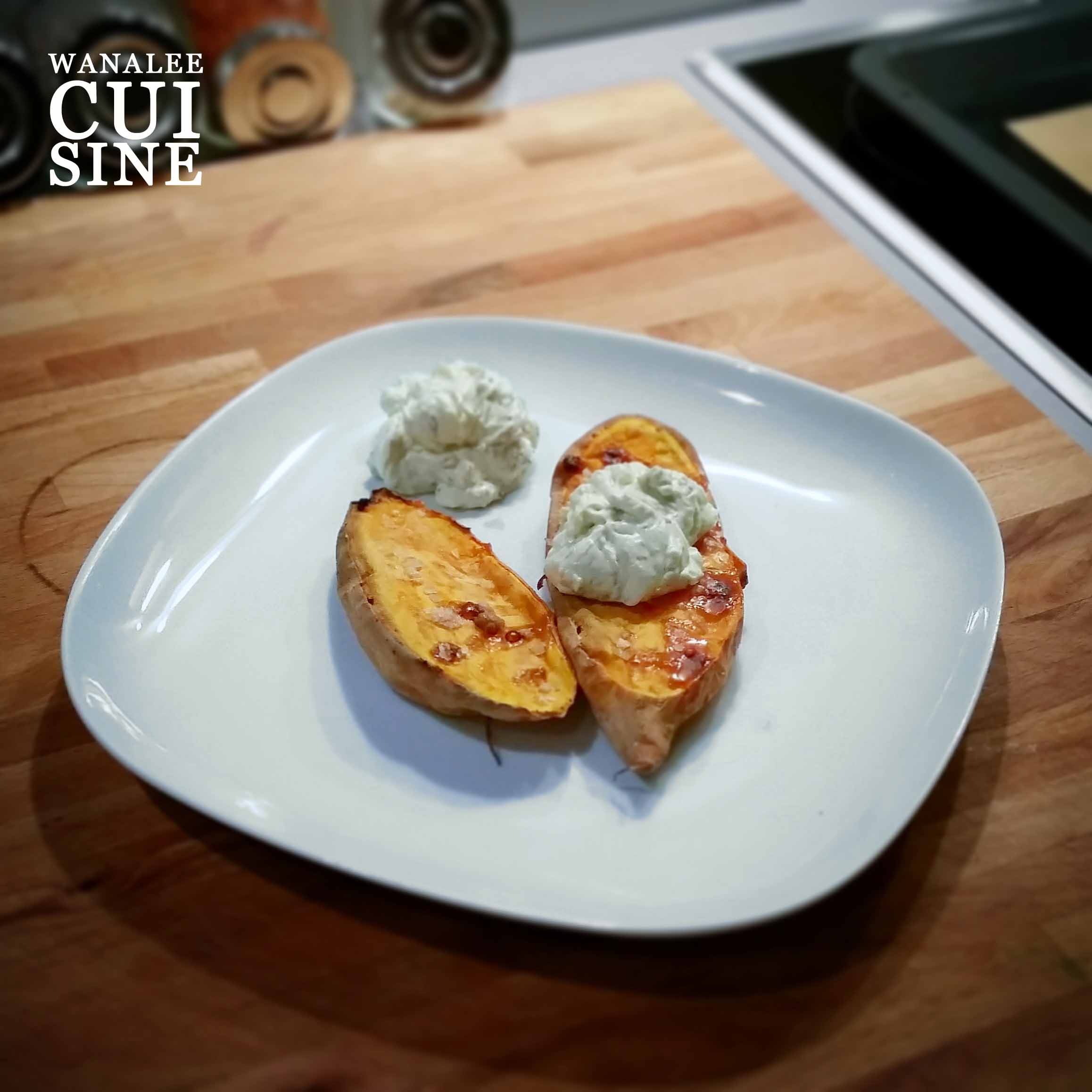 Patates douces cream cheese