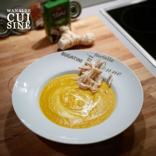 Velouté carottes galanga coco