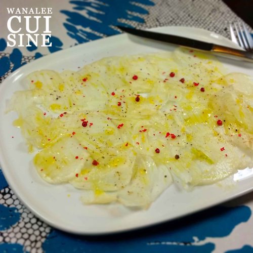 Carpaccio fenouil citron