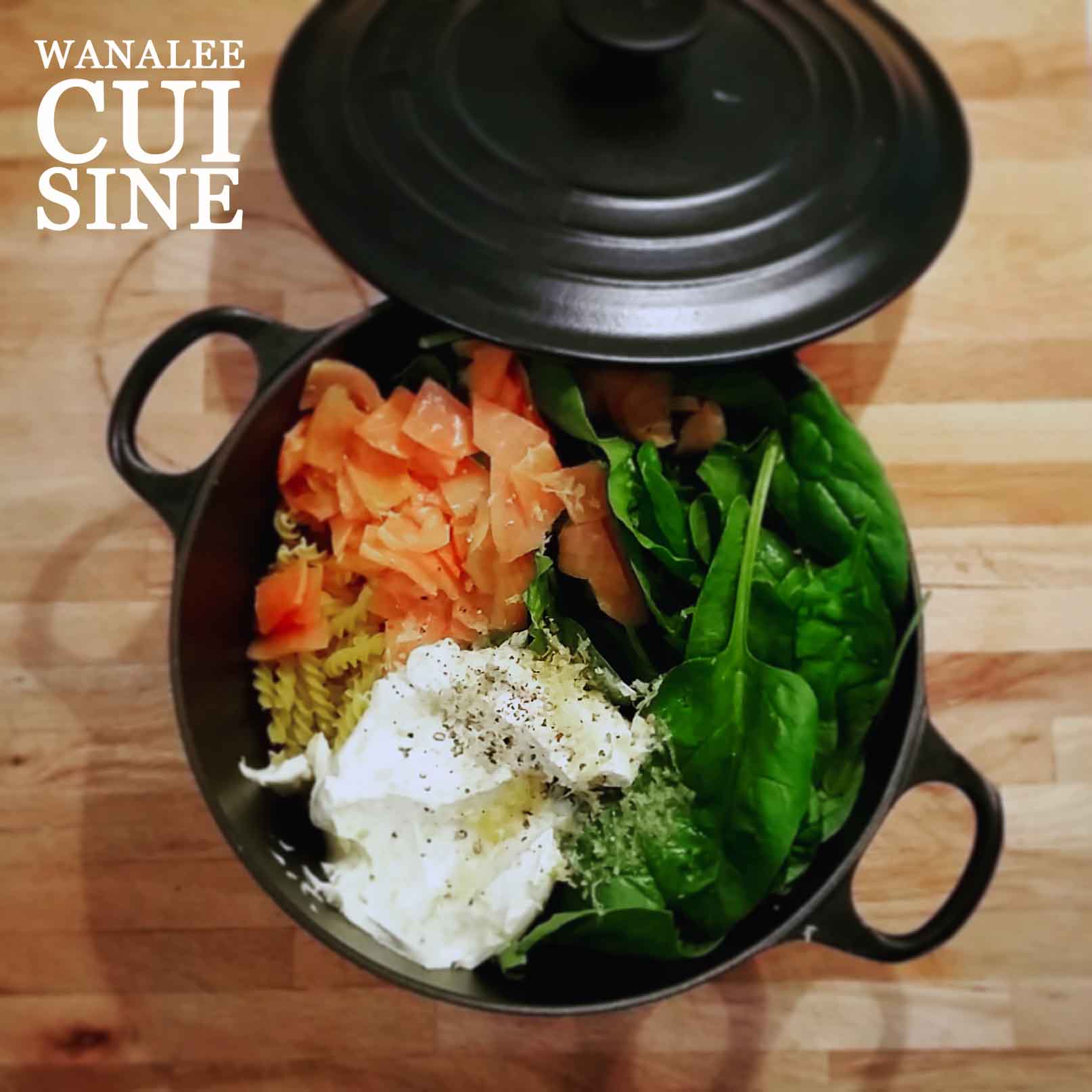 One pot pasta saumon épinard