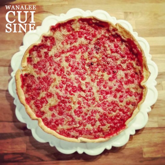 Tarte aux groseilles et épices