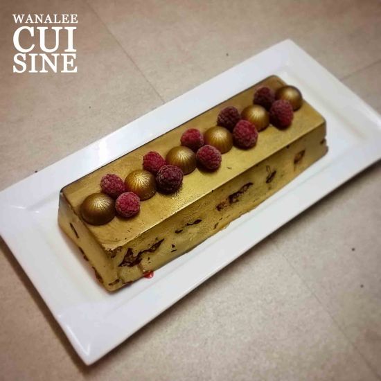 Buche sans cuisson chocolat framboise