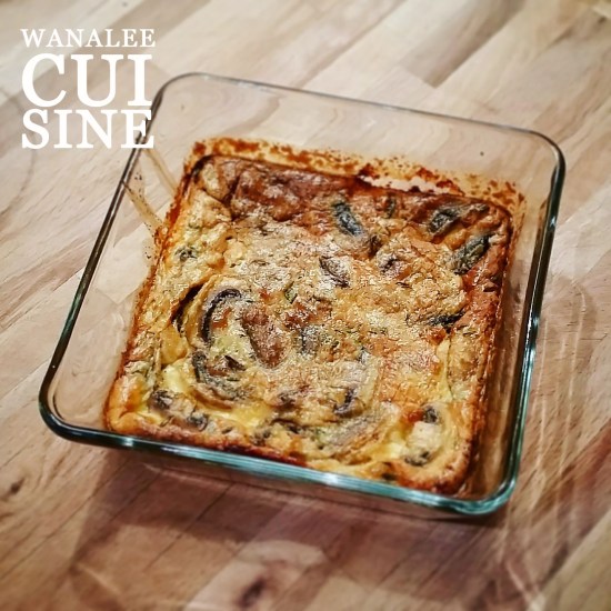 Clafouti champignons paris