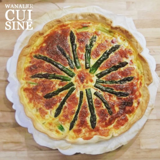 Quiche asperges jambon cru