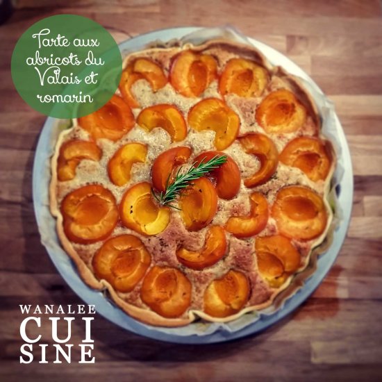 tarte abricots romarin