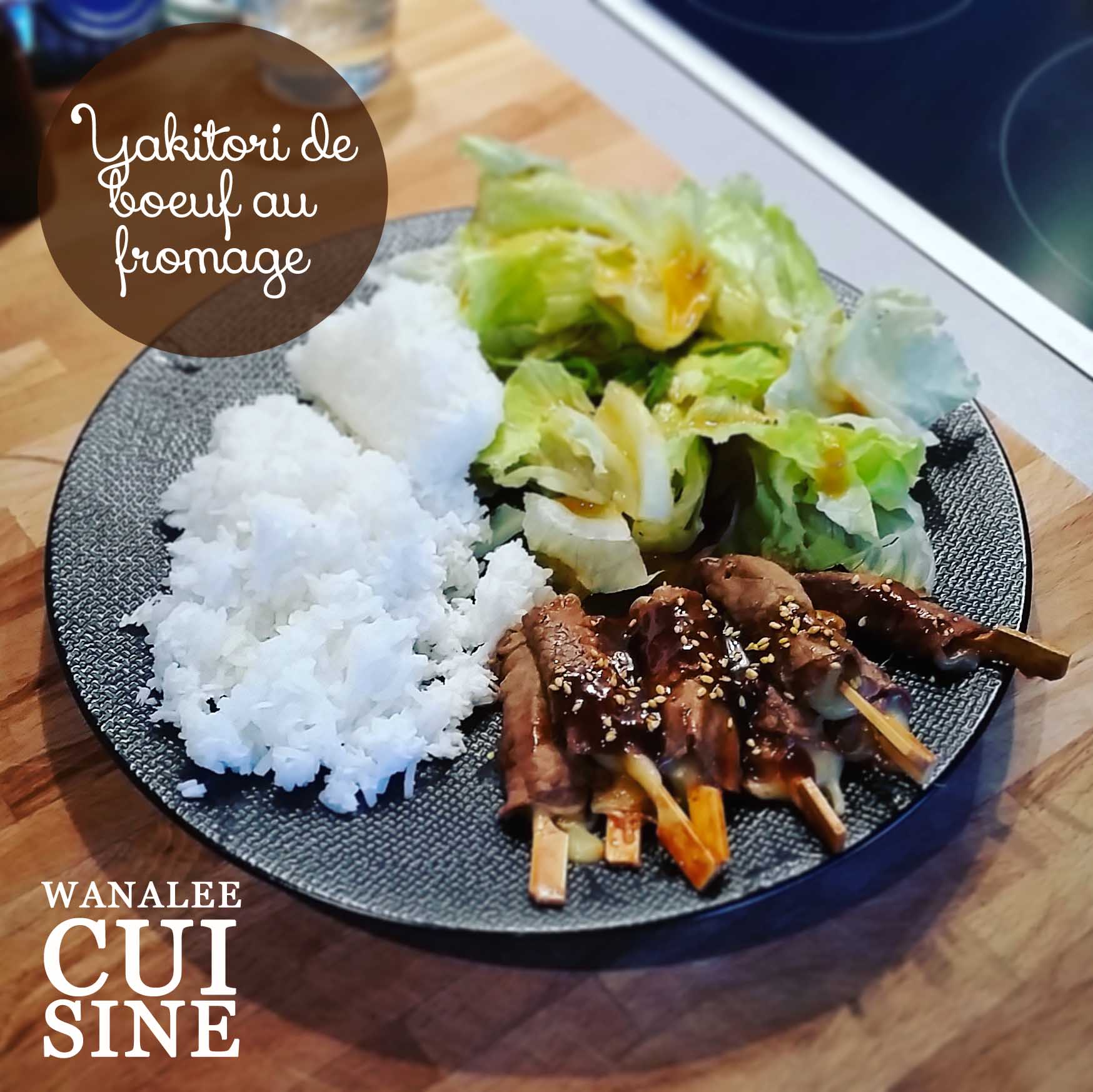 Yakitori boeuf fromage