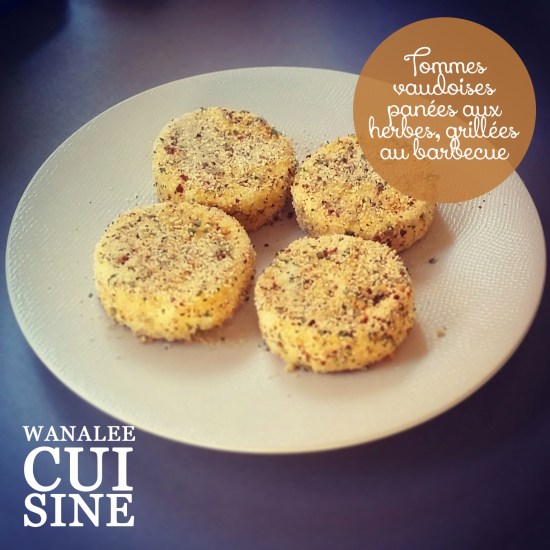 Tommes pannées aux herbes